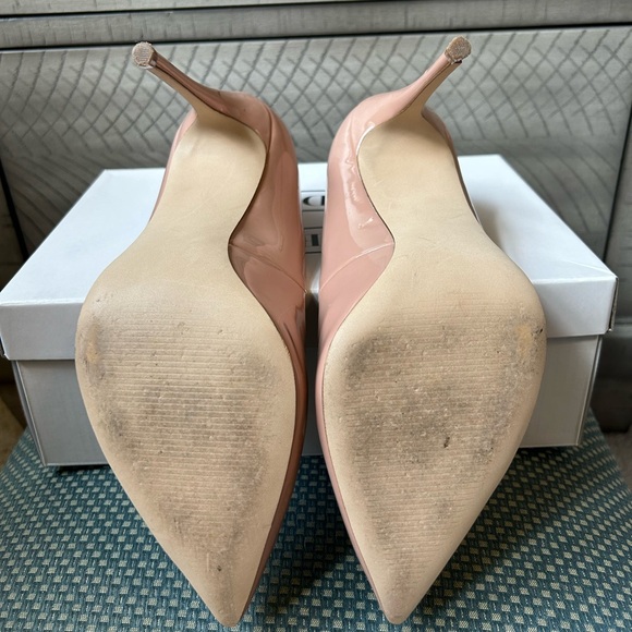 Blush Colored Steve Madden Patent leather Heeled pumps - Picture 9 of 10